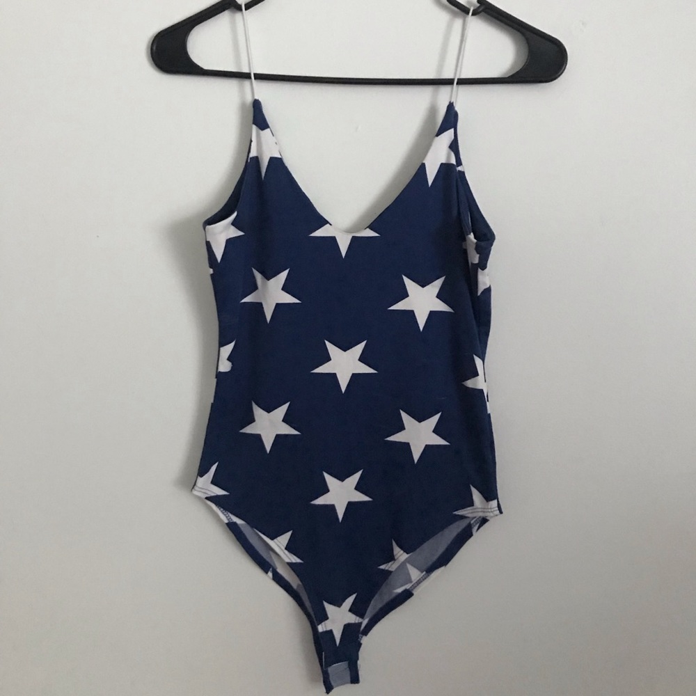One Piece Bikini Strap Top